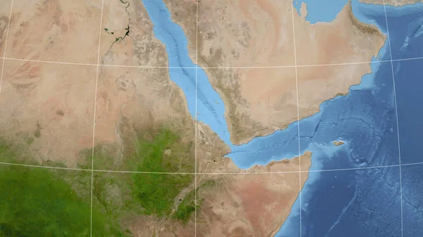 Eritrea Quartiere Prospettiva Lontana Senza Contorno Immagini Satellitari — Foto Stock