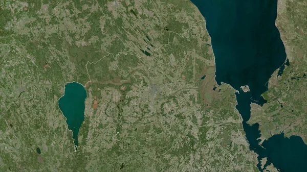 Tartu Estonya Eyaleti Uydu Görüntüleri Ülke Alanına Göre Şekillendirilmiş Görüntüleme — Stok fotoğraf
