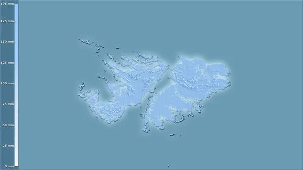 Precipitación Del Cuarto Más Cálido Dentro Del Área Las Islas —  Fotos de Stock