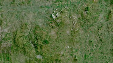 Jalapa, Guatemala Bölümü. Uydu görüntüleri. Ülke alanına göre şekillendirilmiş. 3B görüntüleme