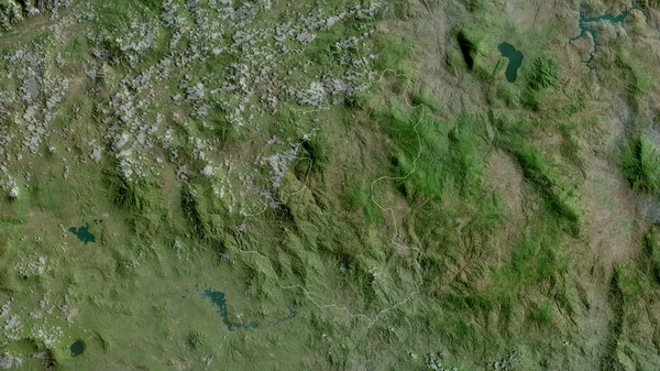 Lempira Departementet Honduras Satellitbilder Form Som Skisseras Mot Dess Landområde — Stockfoto