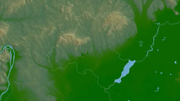 Heves Comté Hongrie Données Sombres Colorées Avec Des Lacs Des — Photo