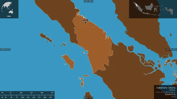 Sumatera Utara Επαρχία Της Ινδονησίας Μοτίβα Στερεών Λίμνες Και Ποτάμια — Φωτογραφία Αρχείου