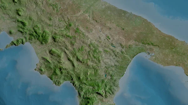 Basilicata Περιφέρεια Ιταλίας Δορυφορικές Εικόνες Σχηματισμός Που Σκιαγραφείται Ενάντια Στην — Φωτογραφία Αρχείου