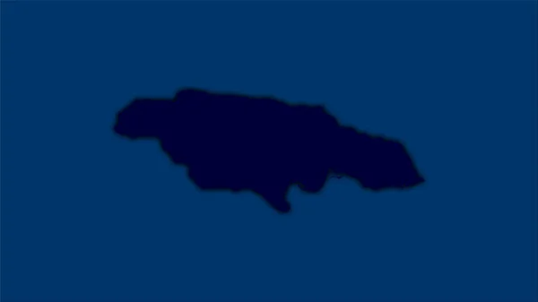 Obszar Jamajki Mapie Podziału Administracyjnego Projekcji Stereograficznej Surowa Kompozycja Warstw — Zdjęcie stockowe