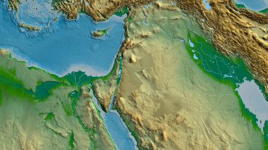 Jordan yakınlaştı ve yakınlaştı. Ana fiziksel manzara özellikleri. 3B görüntüleme