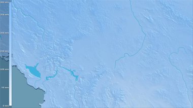 Efsanevi stereografik projeksiyonda Kosova bölgesinin en sıcak çeyreğinin yağışı - raster tabakalarının ham bileşimi