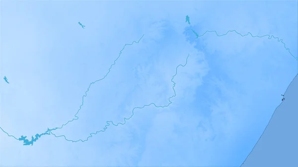 Lesotho Område Den Årliga Nederbördskartan Stereografisk Projektion Sammansättning Raster Skikt — Stockfoto