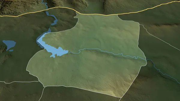 Raqqah Provincia Siria Acercó Destacó Características Principales Del Paisaje Físico —  Fotos de Stock