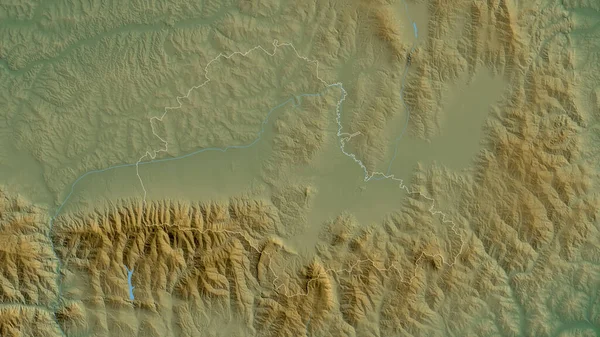 Brașov Județul România Date Colorate Ale Umărului Lacuri Râuri Forma — Fotografie, imagine de stoc