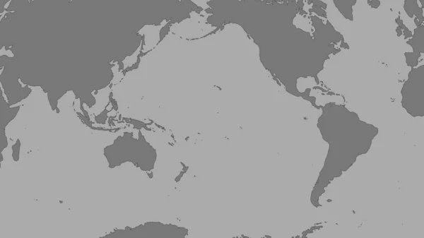 Lądy Oceany Obszarach Przylegających Płyty Tektonicznej Pacyfiku Projekcja Van Der — Zdjęcie stockowe