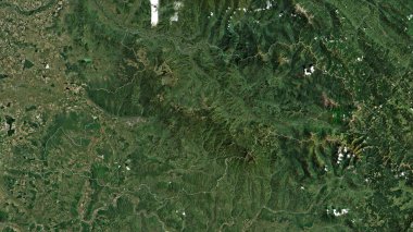 Maramures, Romanya Bölgesi. Uydu görüntüleri. Ülke alanına göre şekillendirilmiş. 3B görüntüleme