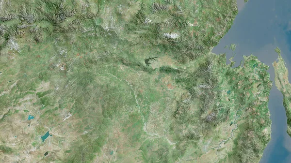 Amour Région Russie Imagerie Satellite Forme Tracée Contre Zone Pays — Photo