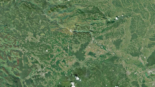 Spodnjeposavska Slovenya Istatistiksel Bölgesi Uydu Görüntüleri Ülke Alanına Göre Şekillendirilmiş — Stok fotoğraf