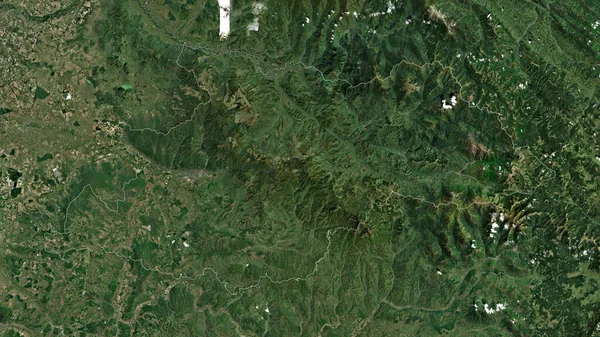 Maramures County Romania Satellite Imagery Shape Outlined Its Country Area — Stock Photo, Image