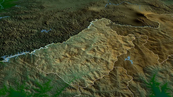 Chagang Provincia Corea Del Norte Acercó Destacó Características Principales Del — Foto de Stock