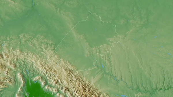 Viv Regionen Ukraina Färgade Skuggdata Med Sjöar Och Floder Form — Stockfoto