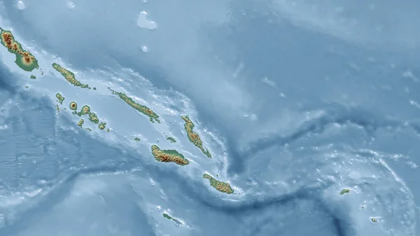 Islas Salomón Primer Plano Perspectiva Del País Sin Esbozo Mapa — Foto de Stock