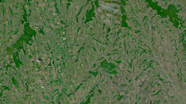 Leova Distrito Moldavia Imágenes Satélite Forma Delineada Contra Área País — Foto de Stock