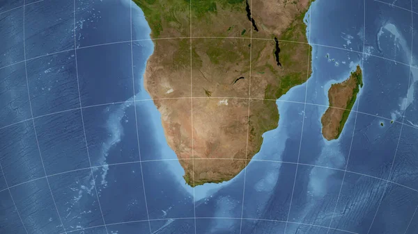 Namibie Sousedství Vzdálená Perspektiva Bez Obrysu Satelitní Snímky — Stock fotografie
