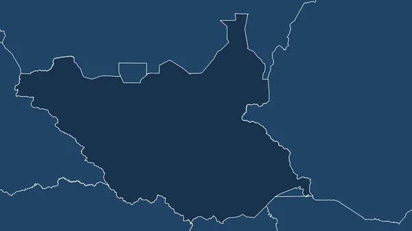 Sydsudan Närbild Perspektiv Landet Ingen Översikt Endast Former Mark Hav — Stockfoto