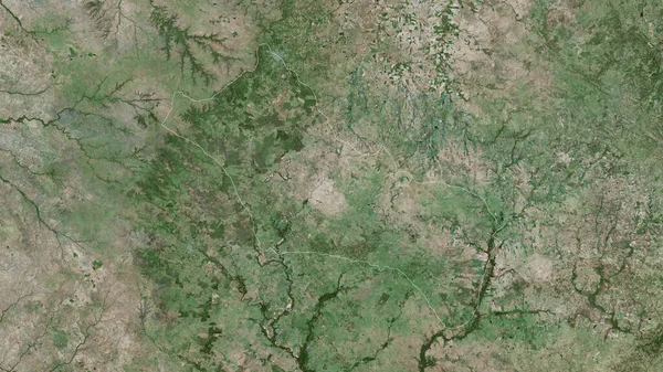 Rivera Department Uruguay Satellite Imagery Shape Outlined Its Country Area — Stock Photo, Image