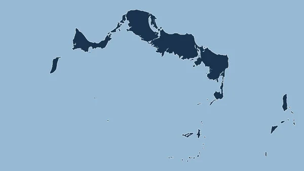 特克斯和凯科斯群岛 从密切的角度看待该国 没有概述 只形状 海洋面具 — 图库照片