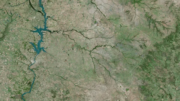 Salto Département Uruguay Imagerie Satellite Forme Tracée Contre Zone Pays — Photo