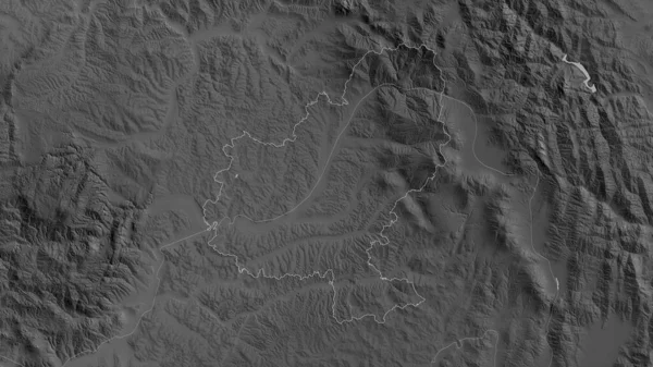 Mures Okres Rumunsko Šedá Mapa Jezery Řekami Tvar Rýsoval Jeho — Stock fotografie