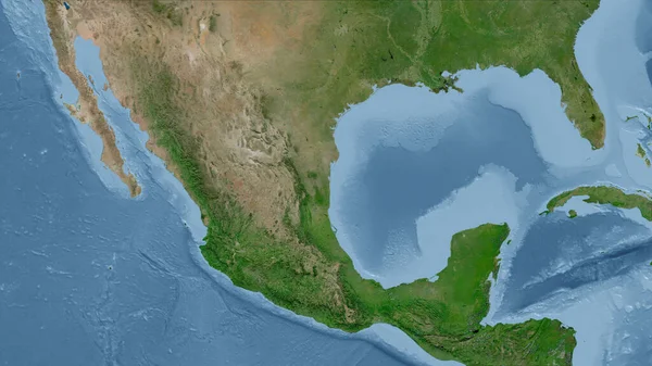 멕시코 국가의 윤곽이 — 스톡 사진