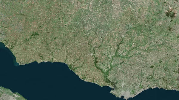 San Jose Uruguay Satellitbilder Form Som Skisseras Mot Dess Landområde — Stockfoto