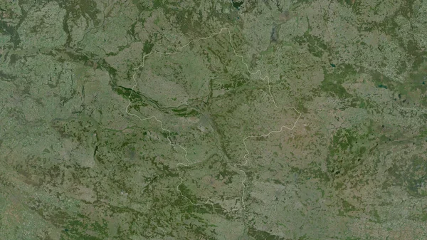 Masovian Grevskapet Polen Satellitbilder Form Som Skisseras Mot Dess Landområde — Stockfoto