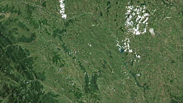 Botocani County Romania Satellite Imagery Shape Outlined Its Country Area — Stock Photo, Image