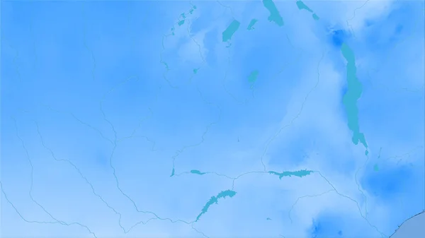 Région Zambie Sur Carte Annuelle Des Précipitations Dans Projection Stéréographique — Photo