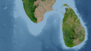 Sri Lanka. Ülkenin yakın perspektifi, özet yok. uydu resimleri