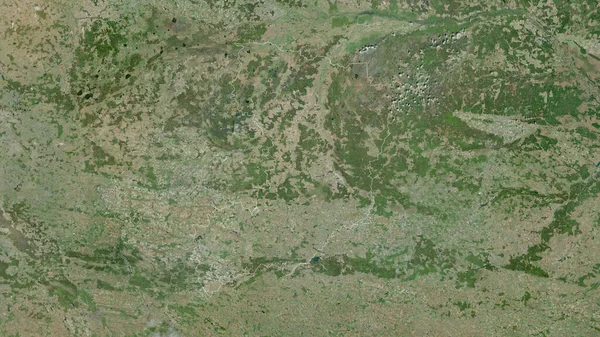 Rivne Región Ucrania Imágenes Satélite Forma Delineada Contra Área País — Foto de Stock