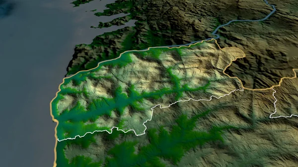 Viana Castelo Distriktet Portugal Zoomet Framhevet Hovedtrekk Ved Det Fysiske – stockfoto