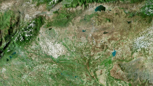 Cojedes État Venezuela Imagerie Satellite Forme Tracée Contre Zone Pays — Photo