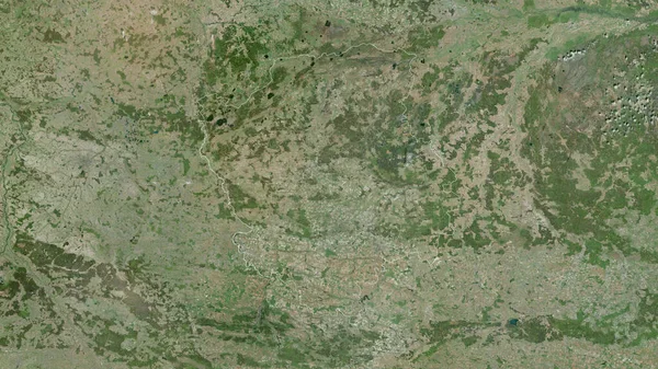 Volyn Région Ukraine Imagerie Satellite Forme Tracée Contre Zone Pays — Photo