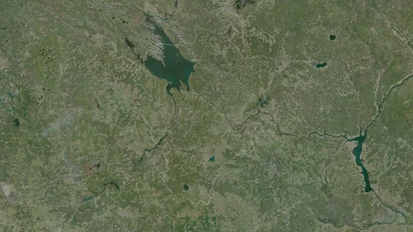 Jaroszlavl Oroszország Régiója Műholdas Képek Alakzat Körvonalazódik Ország Területén Renderelés — Stock Fotó