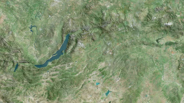 Zabaykal 俄罗斯领土 卫星图像 形状与它的国家相对应 3D渲染 — 图库照片