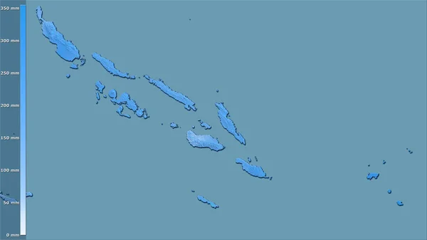 Precipitación Del Mes Más Seco Dentro Del Área Las Islas —  Fotos de Stock