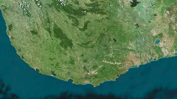 Matara District Sri Lanka Imagerie Satellite Forme Tracée Contre Zone — Photo