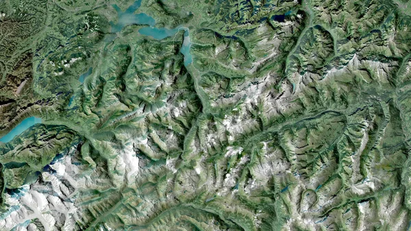 Uri Cantón Suiza Imágenes Satélite Forma Delineada Contra Área País — Foto de Stock