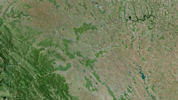 Tjernivtsi Regionen Ukraina Satellitbilder Form Som Skisseras Mot Dess Landområde — Stockfoto