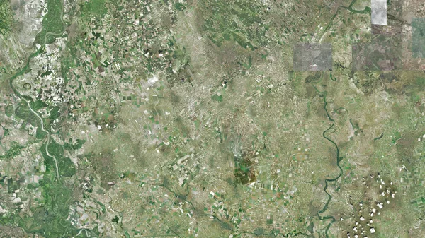 Severno Backi Serbian Piiri Satelliittikuvia Muoto Hahmoteltu Suhteessa Sen Maa — kuvapankkivalokuva