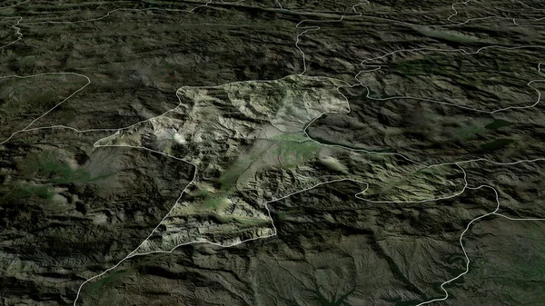 马拉提亚 Malatya 土耳其的一个省份 卫星图像 3D渲染 — 图库照片