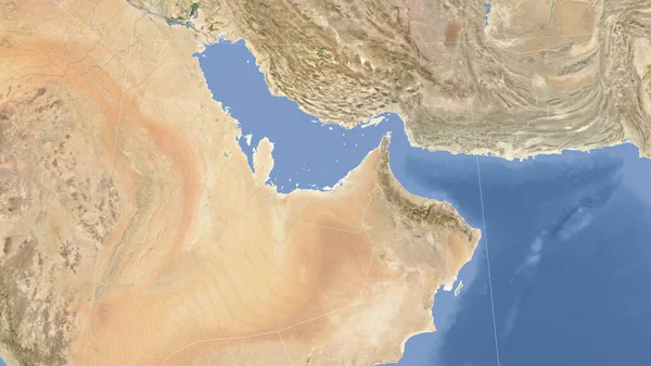 Emiratos Árabes Unidos Vecindario Perspectiva Oblicua Distante Sin Contorno Imágenes —  Fotos de Stock