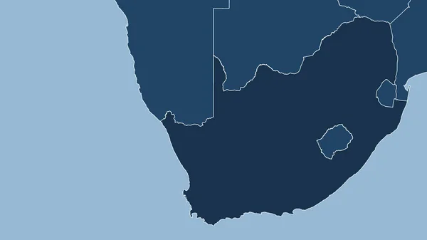 Zuid Afrika Close Perspectief Van Het Land Geen Overzicht Alleen — Stockfoto