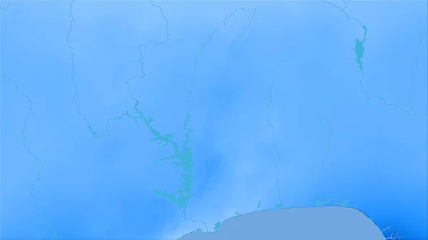 Togo Área Mapa Anual Precipitação Projeção Estereográfica Composição Bruta Camadas — Fotografia de Stock